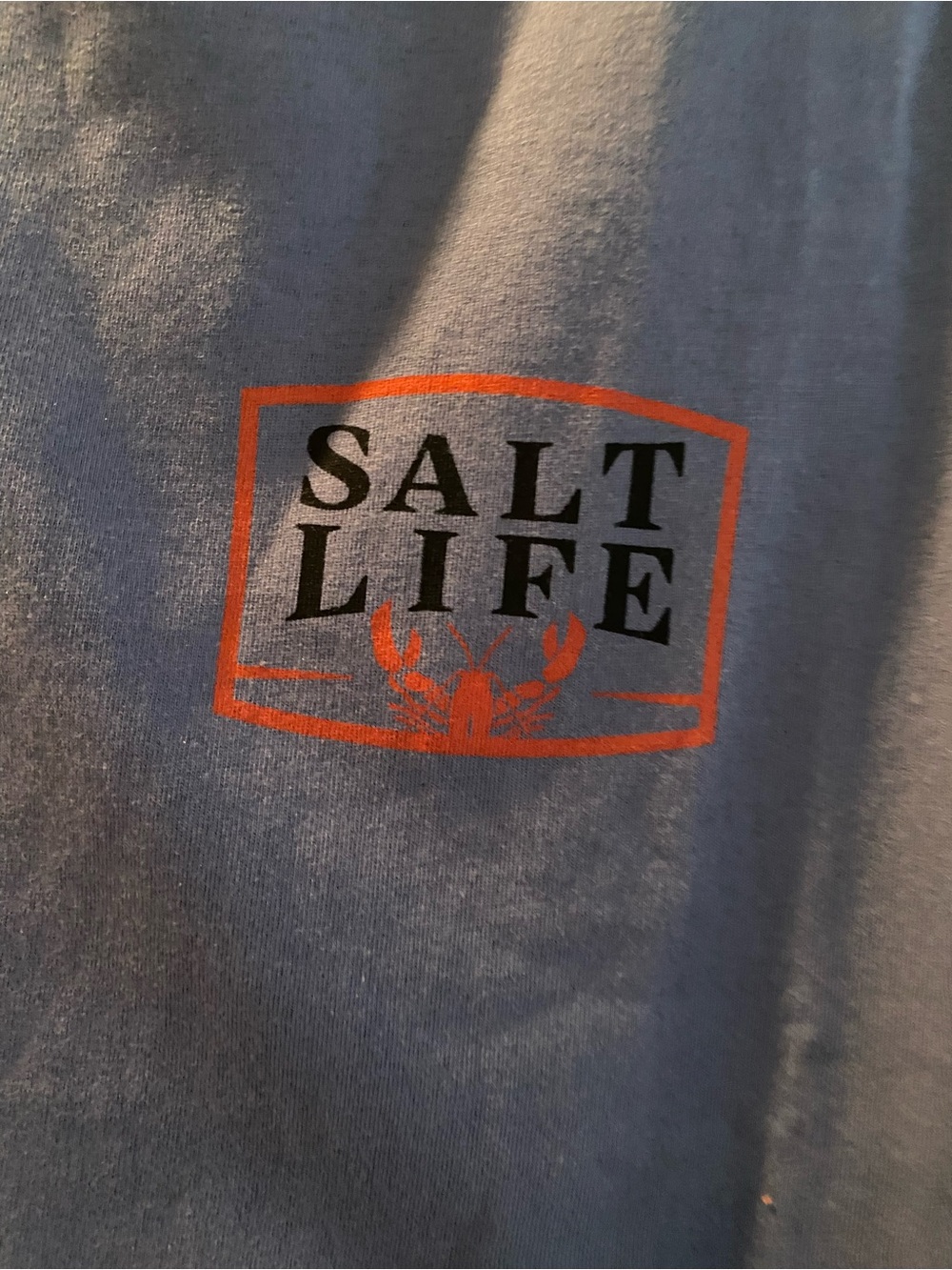 Salt Life Men’s Steel Blue Chasing Tail Design Tank Top NWT Size M - Picture 6 of 6